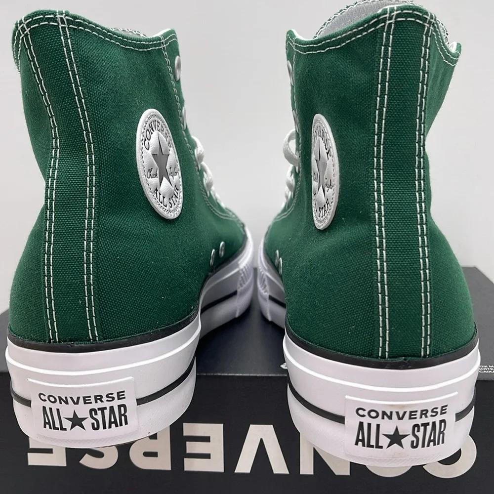 Converse Men’s CTAS LIFT HI
MIDNIGHT CLOVER/WHITE/BLACK A09987C Platforms Sneakr - Picture 14 of 16